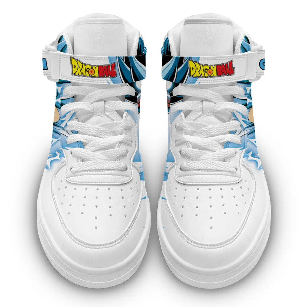 Gogeta Sneakers Air Mid Custom Dragon Ball Anime Shoes